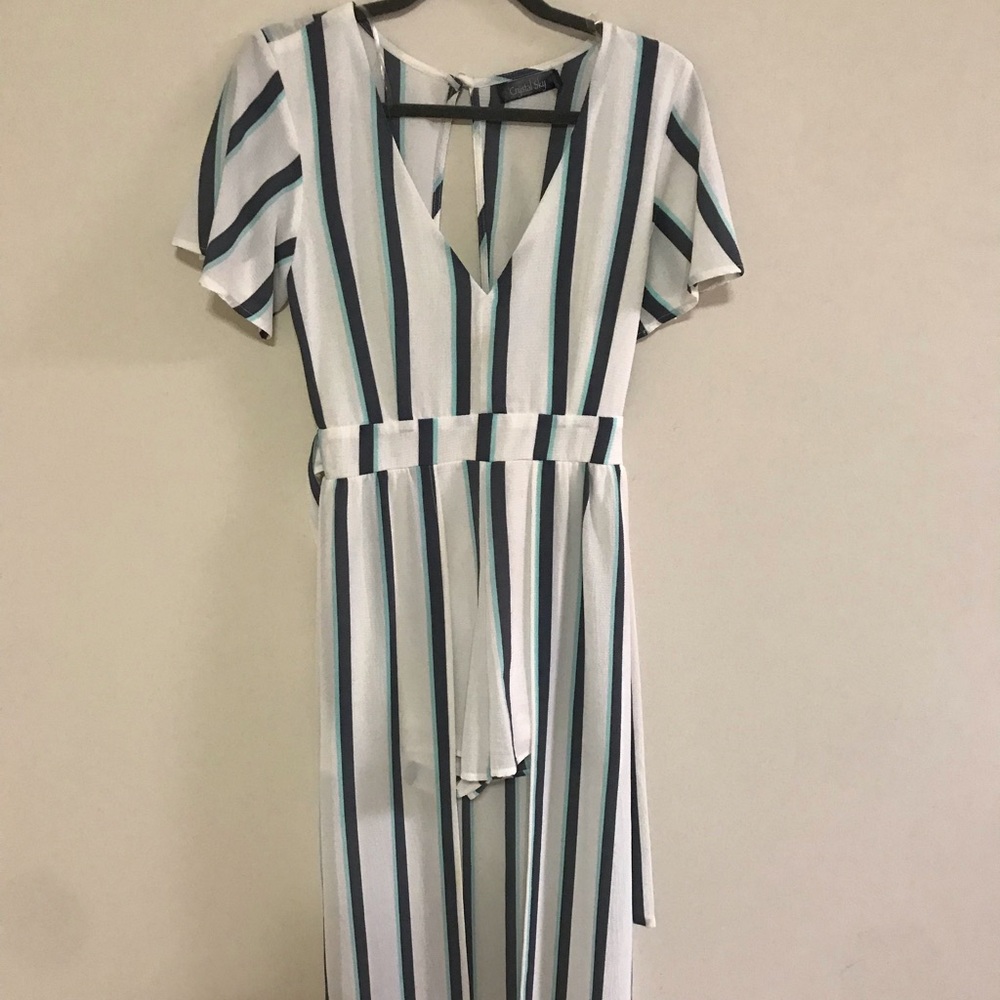 Striped Romper dress
